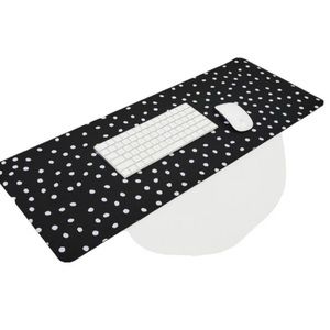 SOAR Office Desk Pad Black & White Polka Dot